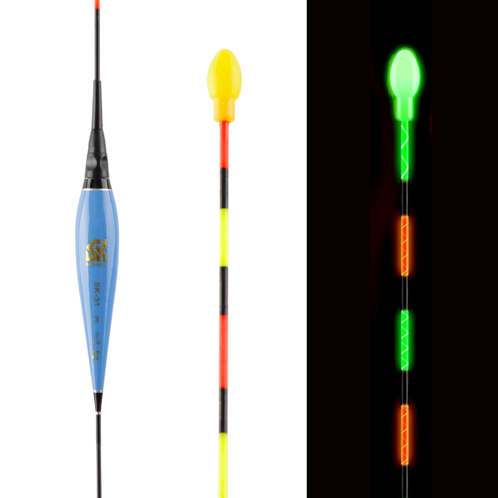 수광산업 민물 전자찌 내림 광섬유 얼레 led 낚시 찌 옥내림 저부력 올림 20.5cm - 메인 이미지