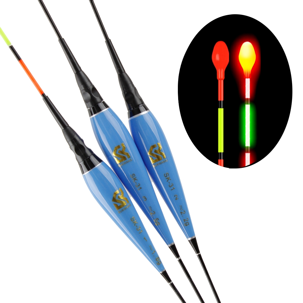 수광산업 민물 전자찌 내림 광섬유 얼레 led 낚시 찌 옥내림 저부력 올림 20.5cm - 상세 이미지 3