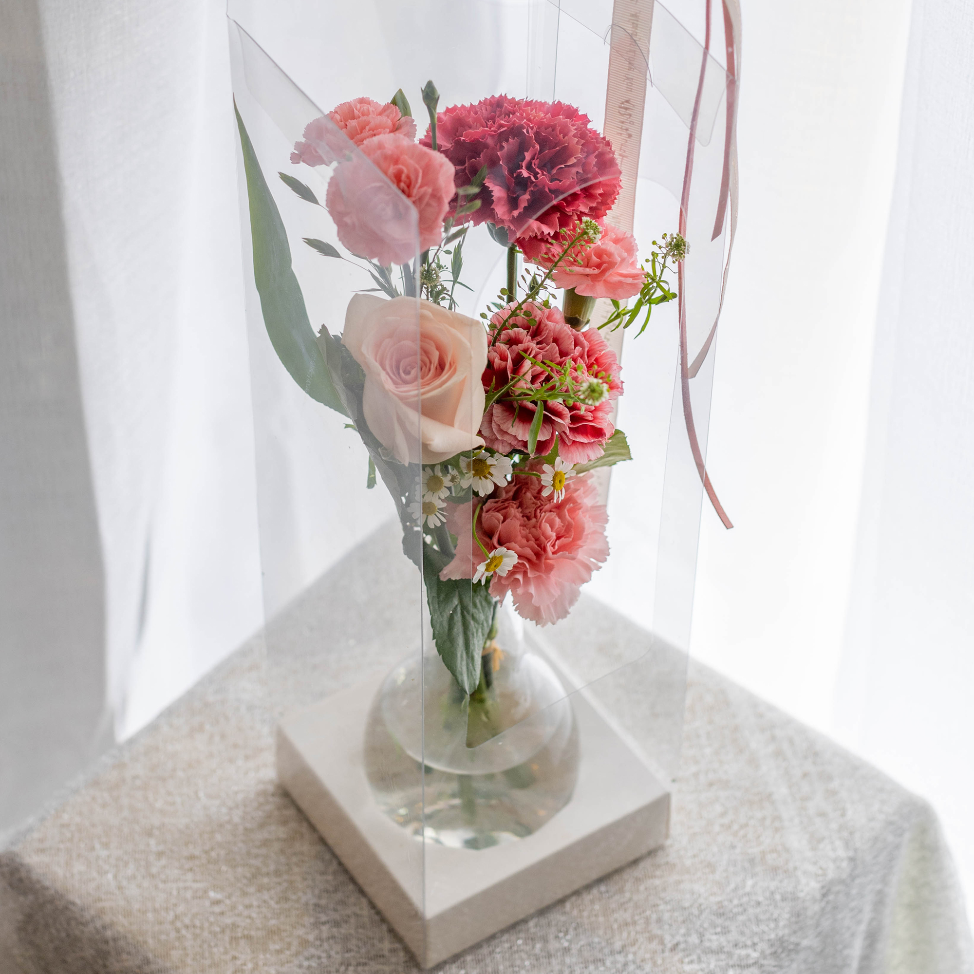 꽃배달 생화 화병세트 꽃다발 장미 꽃바구니 카네이션화분 택배 심플레드