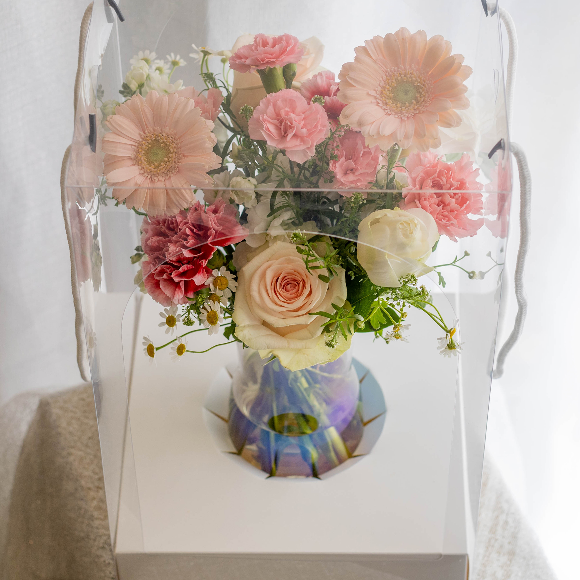 꽃배달 생화 화병세트 꽃다발 장미 꽃바구니 카네이션화분 택배 심플레드