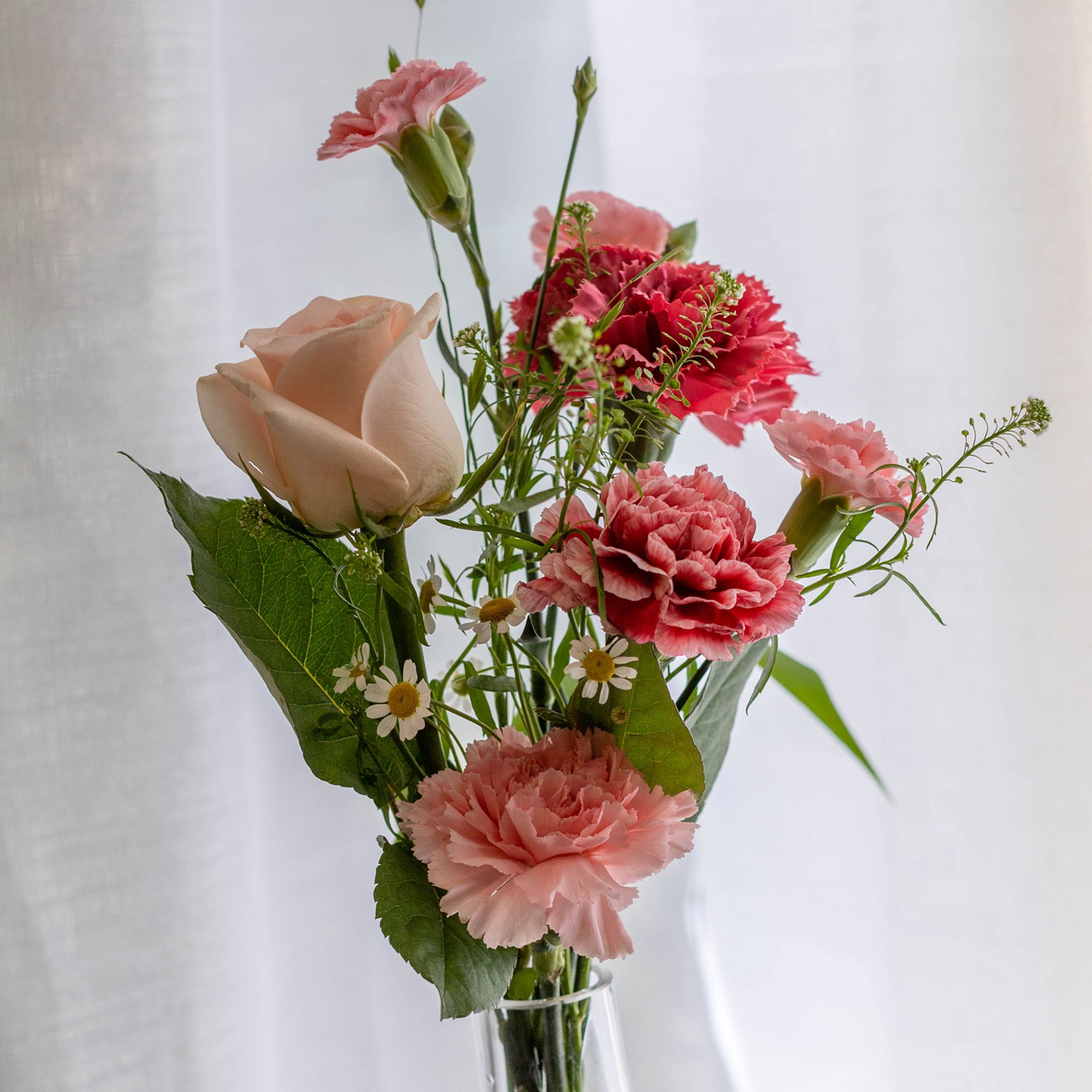 꽃배달 생화 화병세트 꽃다발 장미 꽃바구니 카네이션화분 택배 심플레드