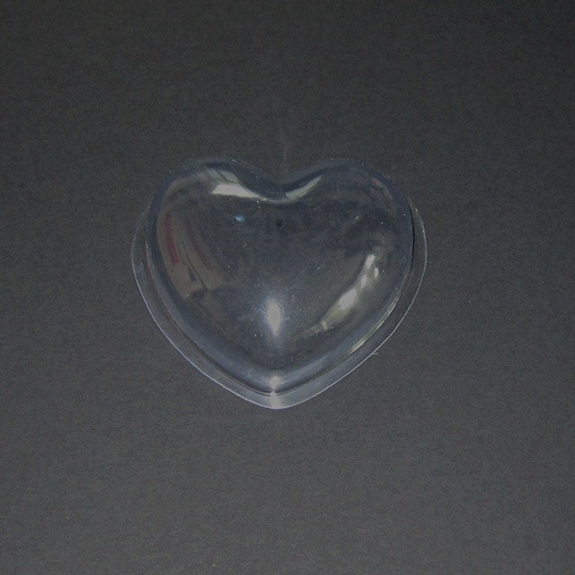 투명 반구 하트 모양 가로 120mm - 메인 이미지