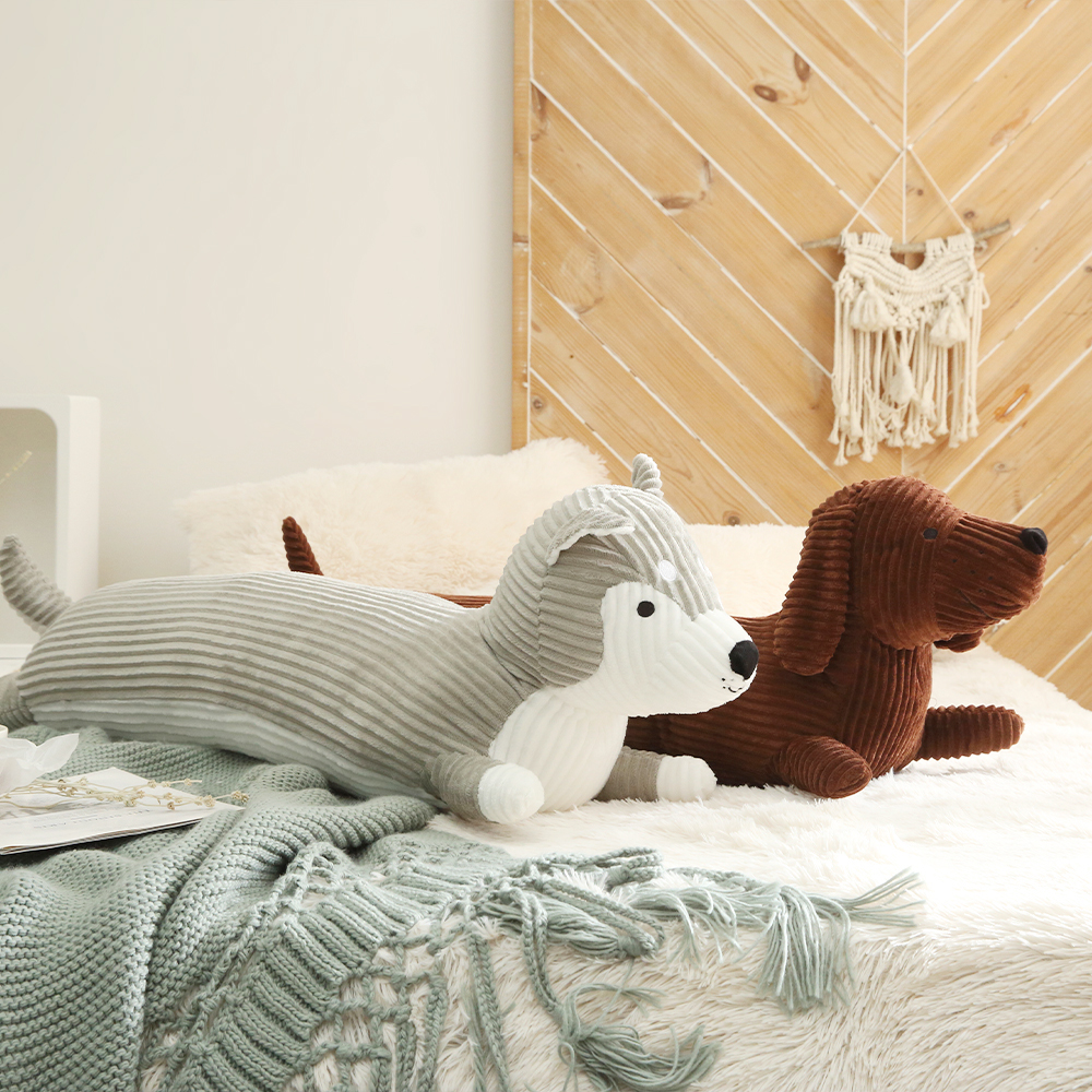 동물 캐릭터 바디 필로우 롱 쿠션 안고 자는 인형 강아지