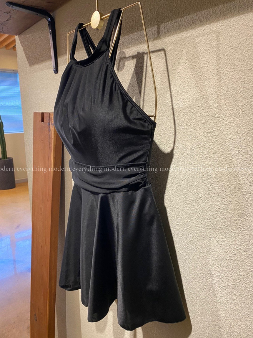 💙[무조건날씬/M-4XL] 홀터넥 유교걸 휴양지 커버업 원피스 비키니 모노키니 빅사이즈 치마 수영복 상세 이미지 28