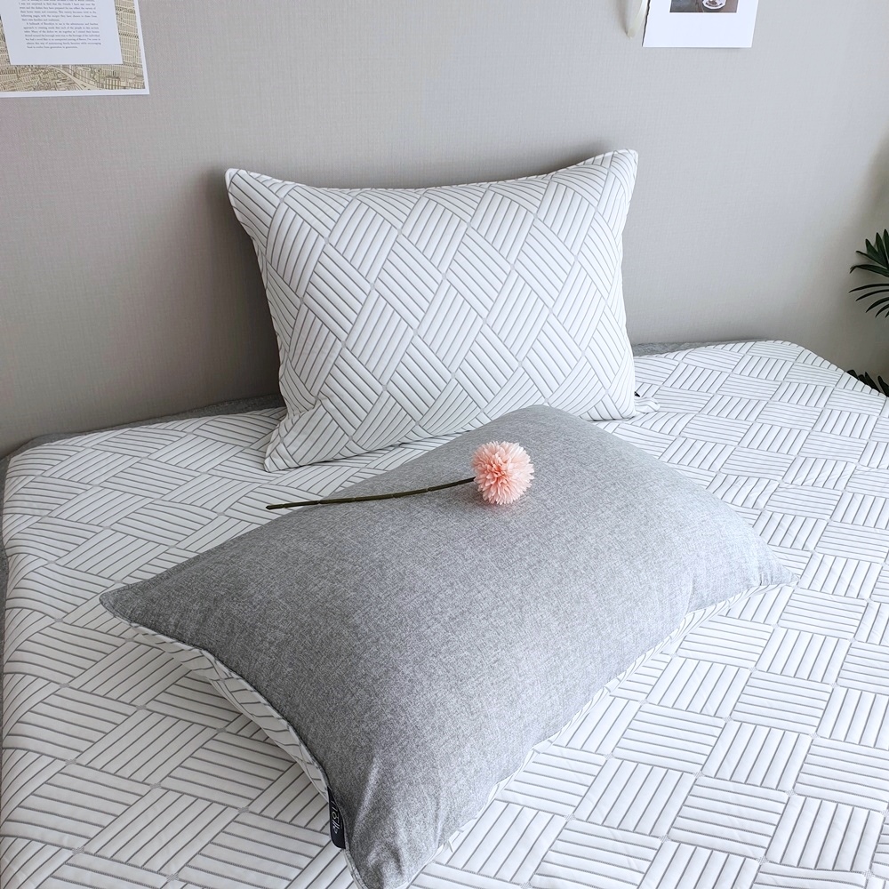 항균 쿨 듀라론 아이스셀 순면 밴딩 냉감 베개커버 2040