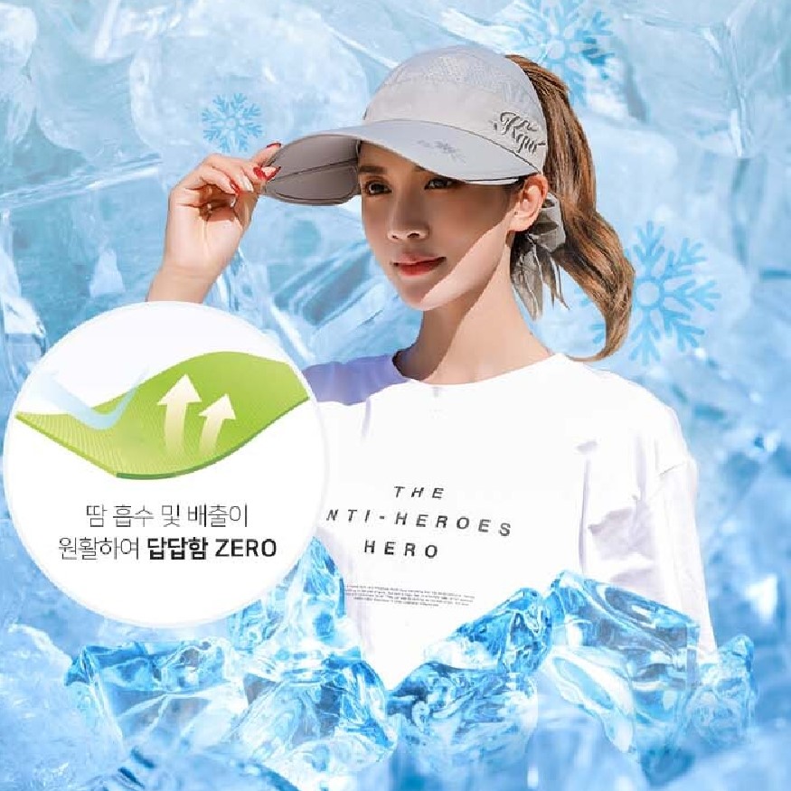 코스트코 썬캡 여름 자외선차단 선바이져 여성 농사 이미지 6