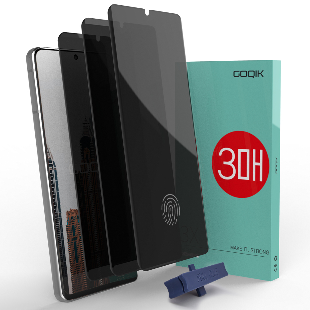 사생활보호 EZ플러스 강화 PMMA 아크릴유리 필름 갤럭시S23 울트라, 3매입