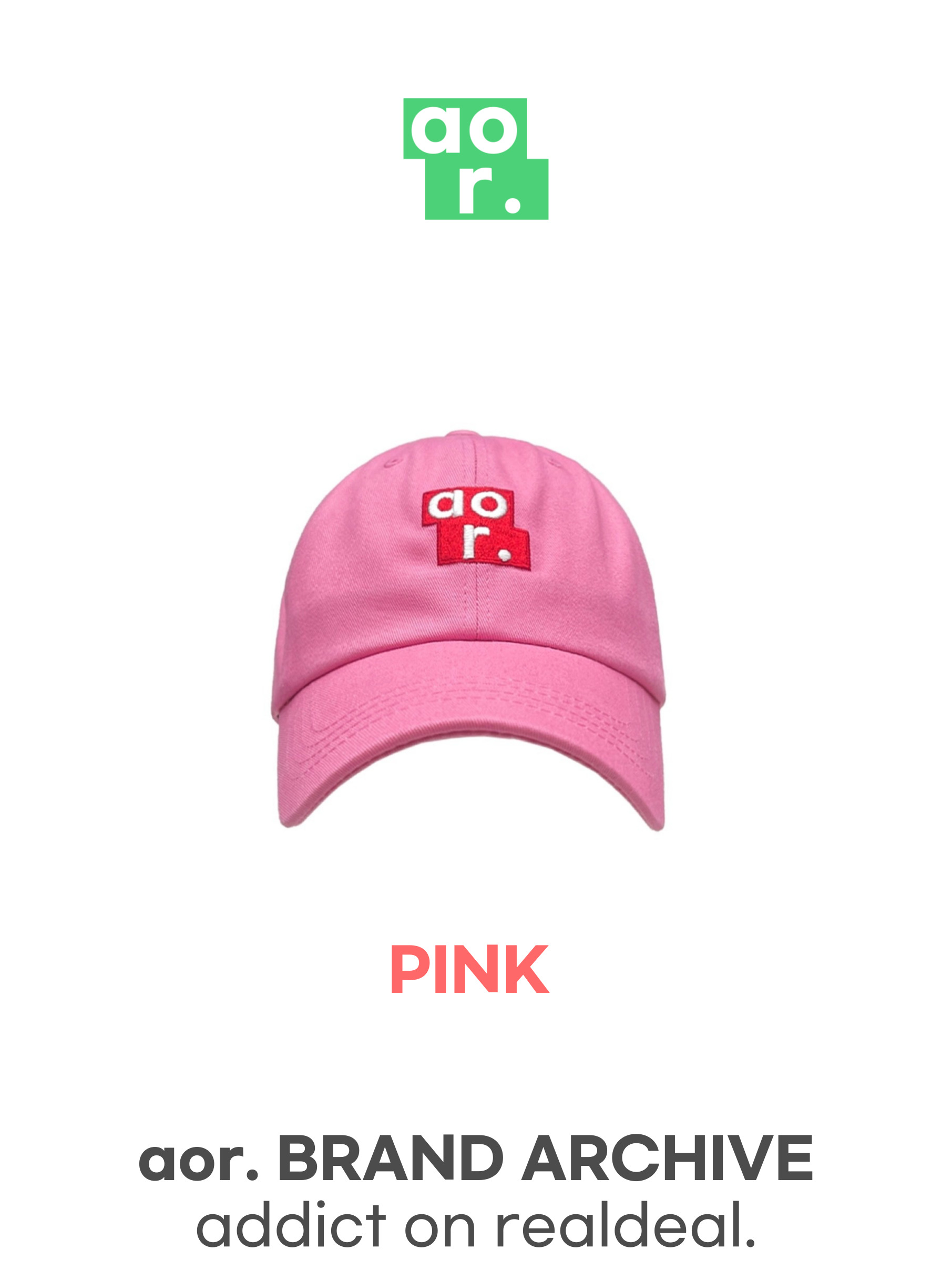 aor. 톤 앤 톤 볼캡 5COLOR 깊은핏 모자 에이오알닷 이미지 7