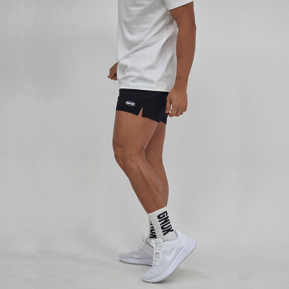 그누크 스판 스쿼트팬츠 3부쇼츠 헬스반바지 런닝복 헬스바지 짐웨어