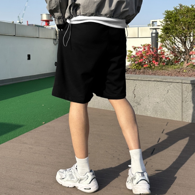 남자 미첼 여름 버뮤다 핀턱 트레이닝 반바지 3컬러 이미지 3