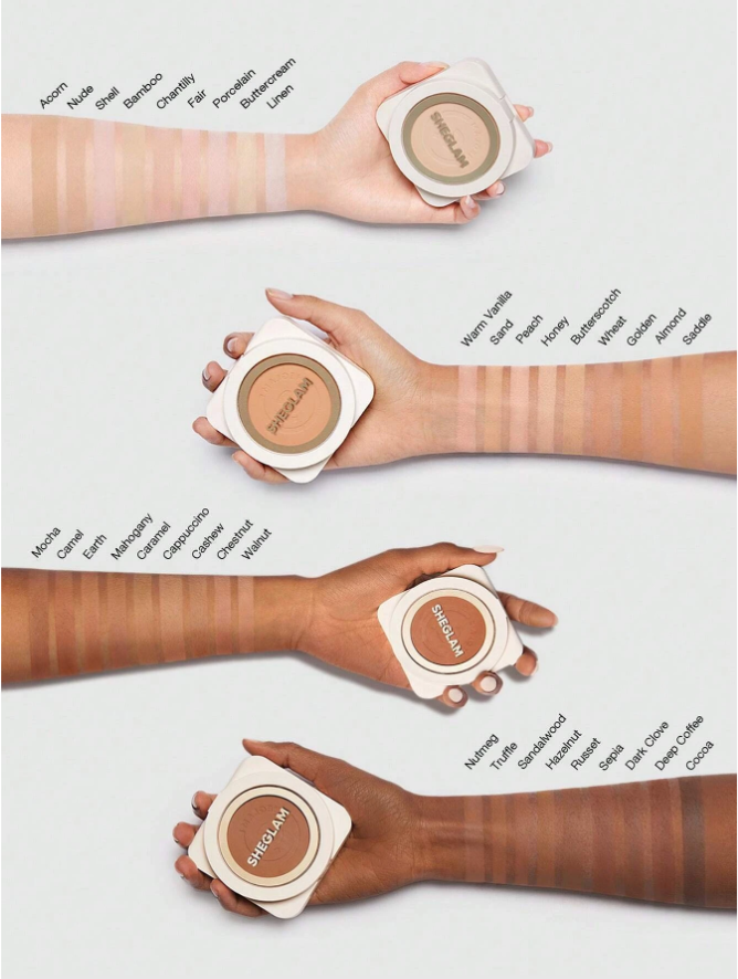 커버력좋은 쉬글램 파우더 파운데이션 sheglam powder foundation - 상세 이미지 3