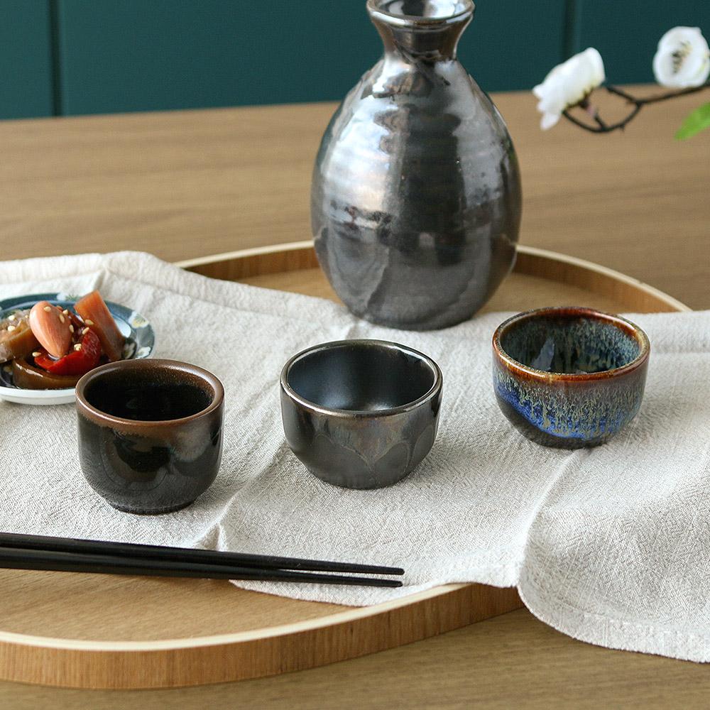 사케잔술 연태주 중국술 수정방 고량주 술잔 도자기 자연 - 상세 이미지 5