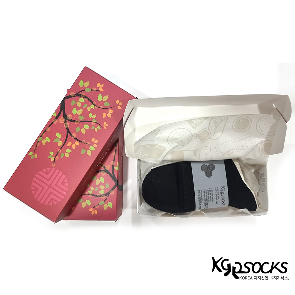 KGG Socks 케이지지삭스  닥나무 한지양말 중목 프리사이즈(240~260) 2켤레세트 발냄새안나는 친환경양말 - 상세 이미지 3