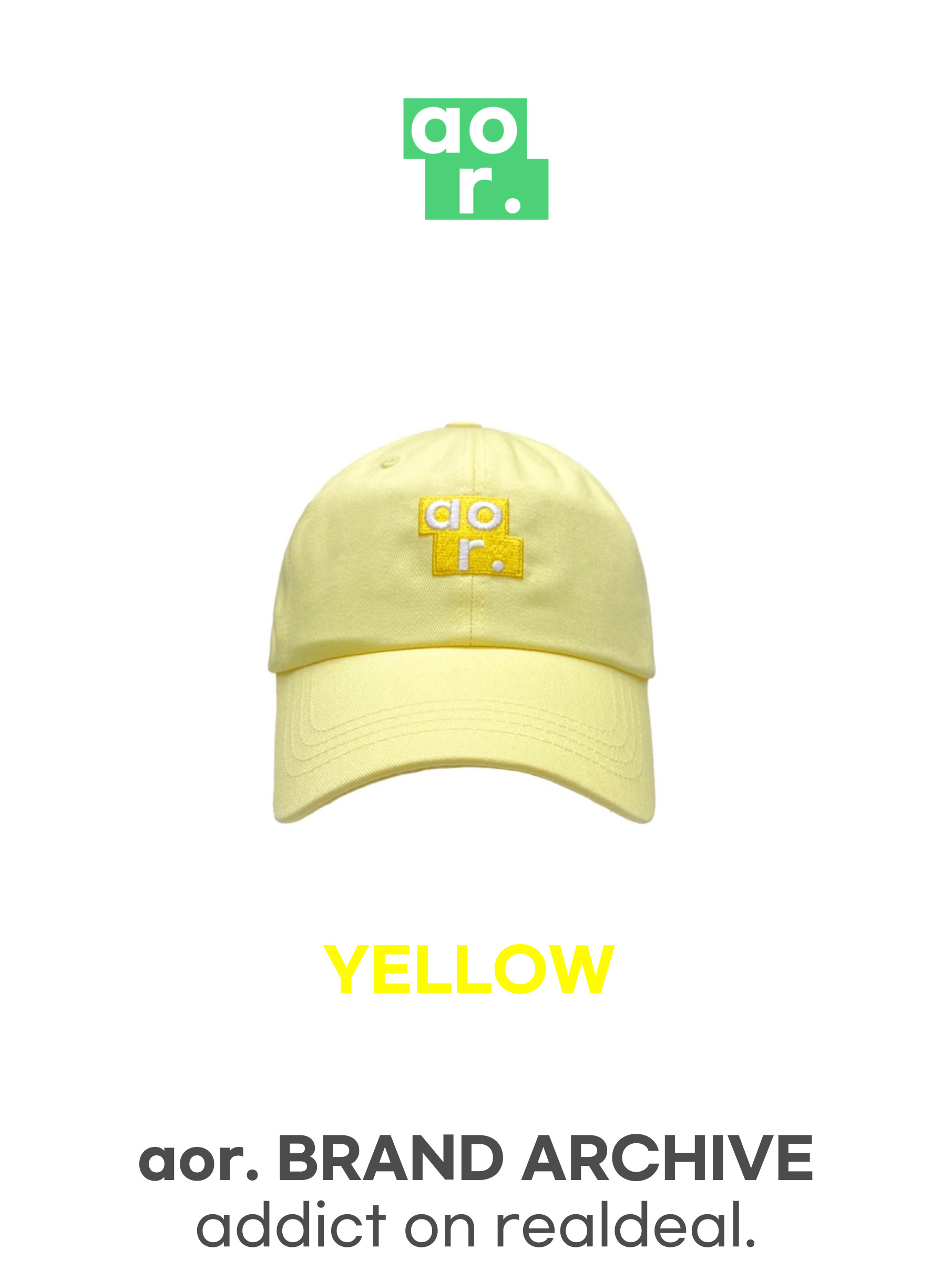 aor. 톤 앤 톤 볼캡 5COLOR 깊은핏 모자 에이오알닷 이미지 6