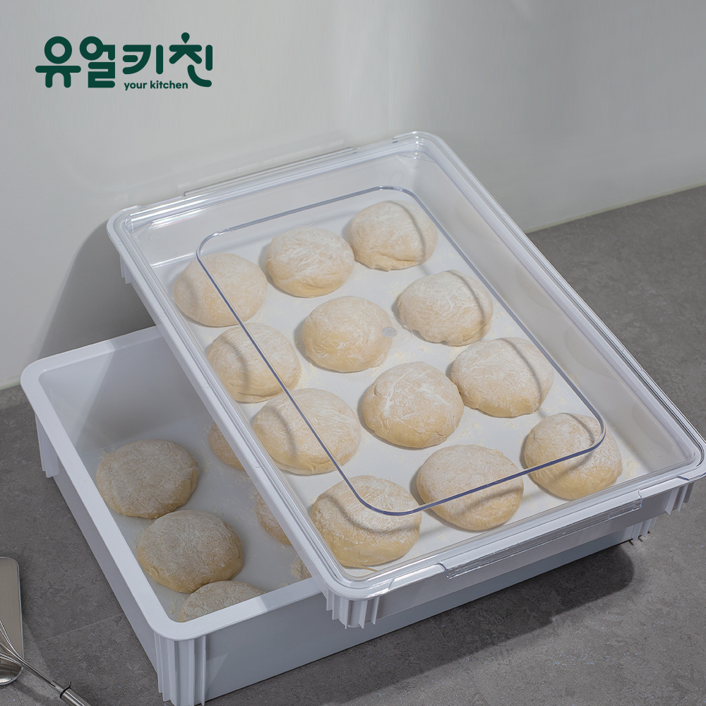 베이커리 피자 도우 박스 숙성 PC 투명 소 - 상세 이미지 4