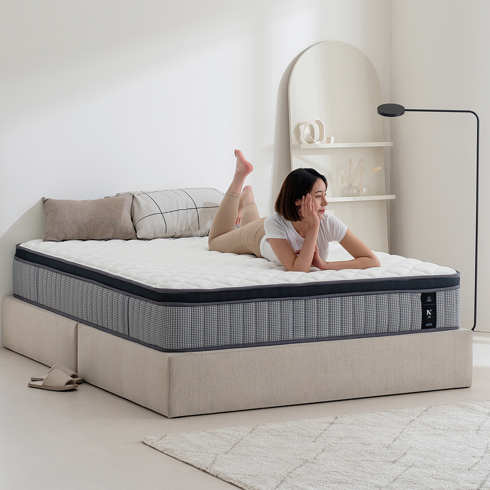 [BEST]쇼킹 허리에 좋은 단단한 안정감 쿠션 호텔 침대 바닥 매트리스 22cm, SS(슈퍼싱글), 미디엄하드