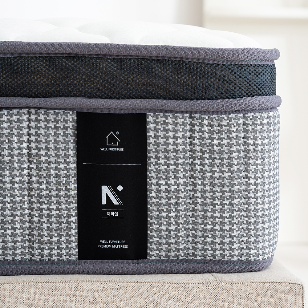 [BEST]쇼킹 허리에 좋은 단단한 안정감 쿠션 호텔 침대 바닥 매트리스 22cm, SS(슈퍼싱글), 미디엄하드