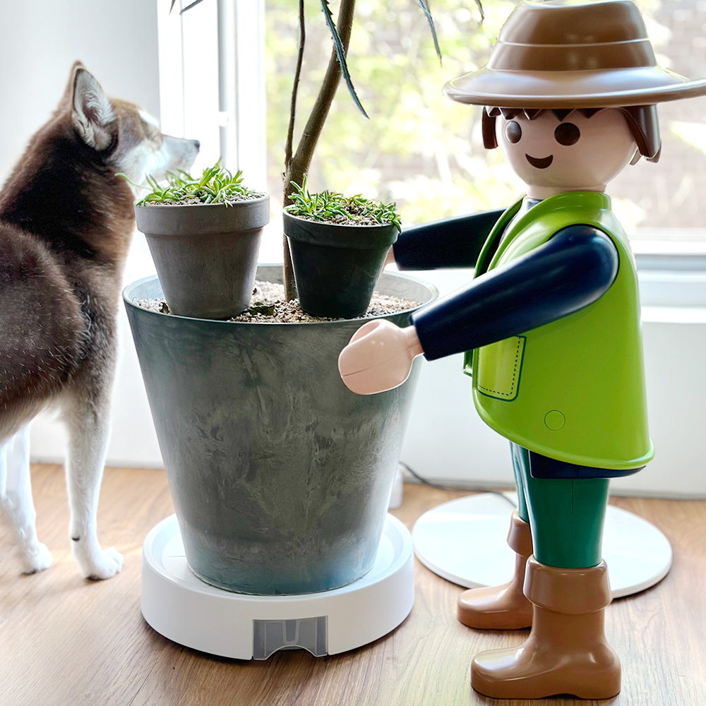 화분받침대바퀴 이동식 대형 원형 1호 물받침대