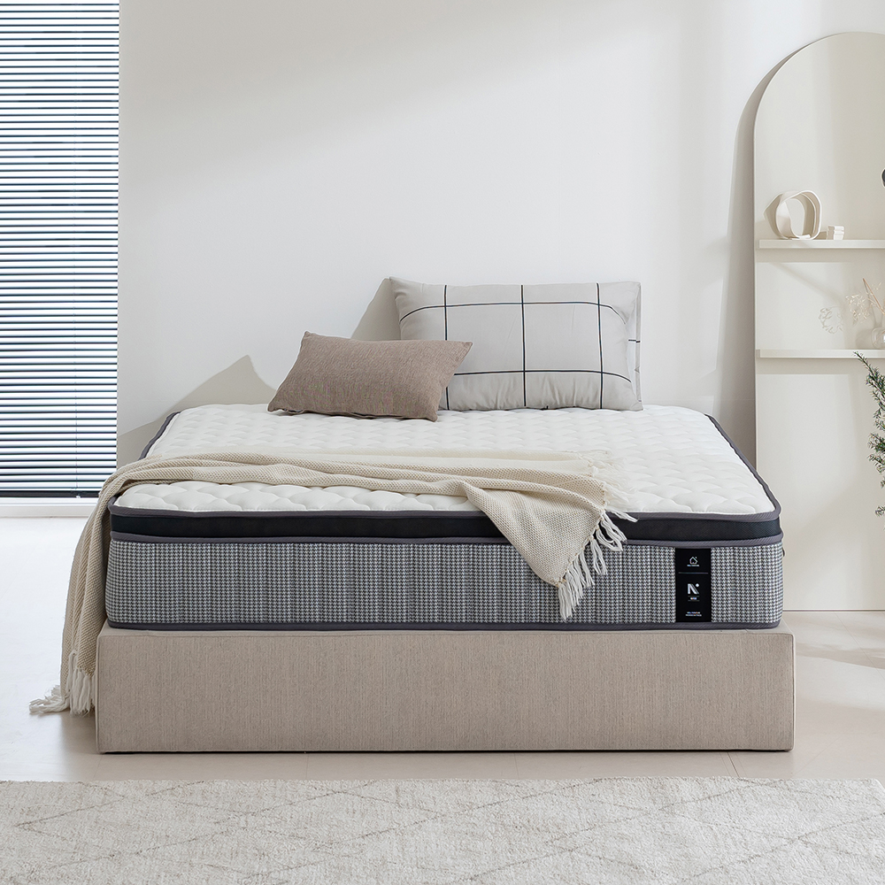 [BEST]쇼킹 허리에 좋은 단단한 안정감 쿠션 호텔 침대 바닥 매트리스 22cm, SS(슈퍼싱글), 미디엄하드