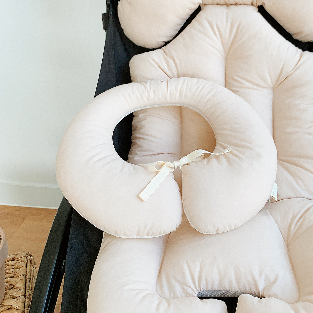 마롤로뜨 사계절 유모차 목쿠션 마카롱 컬러 카시트목베개 신생아