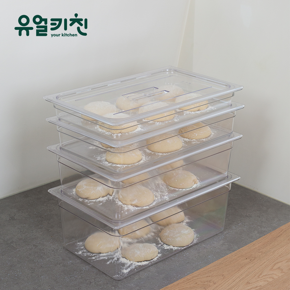 베이커리 피자 도우 박스 숙성 PC 투명 소 - 상세 이미지 3
