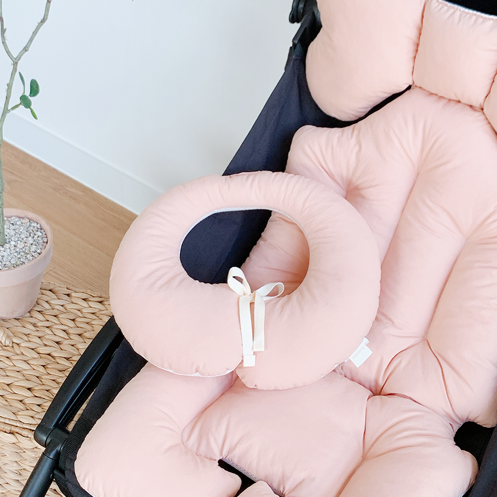 마롤로뜨 사계절 유모차 목쿠션 마카롱 컬러 카시트목베개 신생아