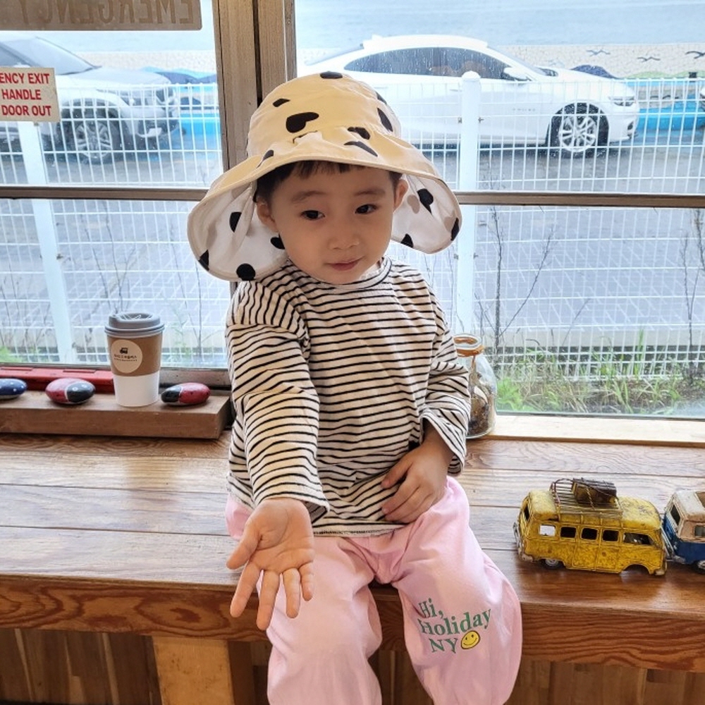 키즈썬캡 썬햇 휴대용 여름모자 돌돌 말리는 모자 - 상세 이미지 3