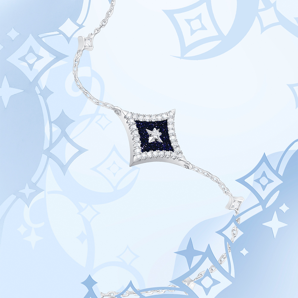 롤라로즈 Starry 블루 샌드스톤 실버 여자팔찌 LR80101 이미지 6