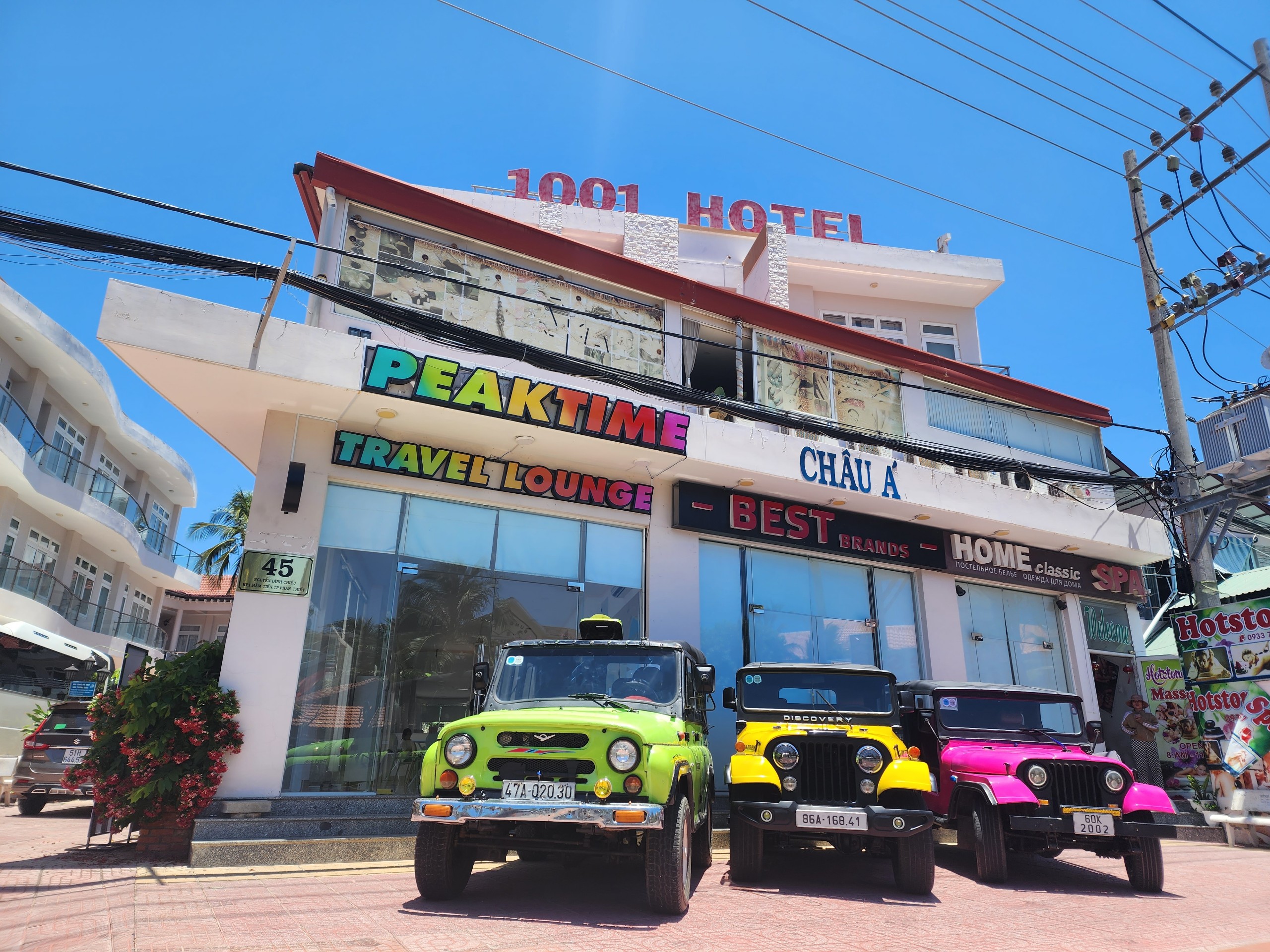 호치민 무이네 지프투어 사막투어 선셋 파우더룸 탈의실 픽업샌딩