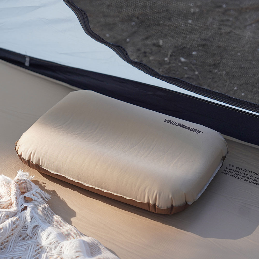 빈슨메시프 카스테라 에어 자충베개 캠핑 여행 휴대용 사각베개 여행용 백패킹