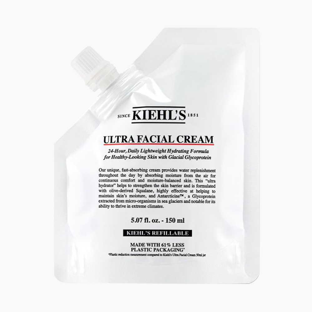 [백화점정품] 키엘 NEW 수분크림 리필 울트라 훼이셜 파우치 150ml - 상품 이미지