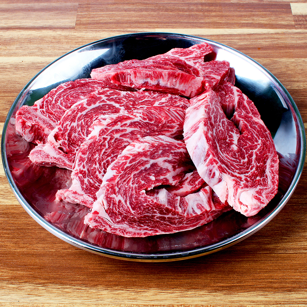 ++1등급 투뿔 한우 등심 특수부위 구이용 세트 이모카세 소고기 모듬 선물 800g