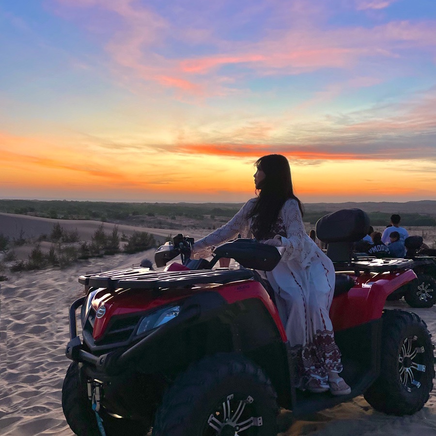 호치민 무이네 사막투어 지프투어 선라이즈 파우더룸 탈의실 픽업샌딩