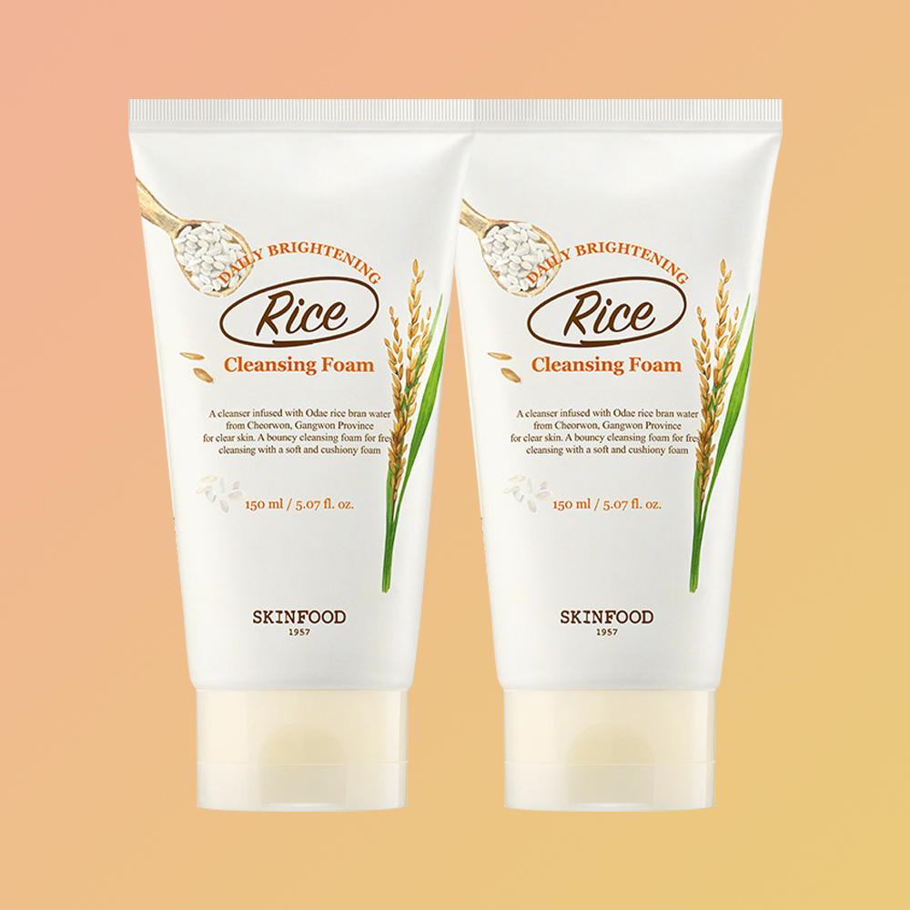 스킨푸드 라이스 데일리 브라이트닝 클렌징폼 150ml x 2개 - 상품 이미지