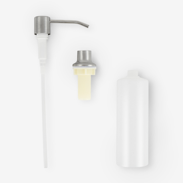 사틴 니켈 매립형 주방 세제 디스펜서 펌프 350ml FSD007-350 - 상세 이미지 3