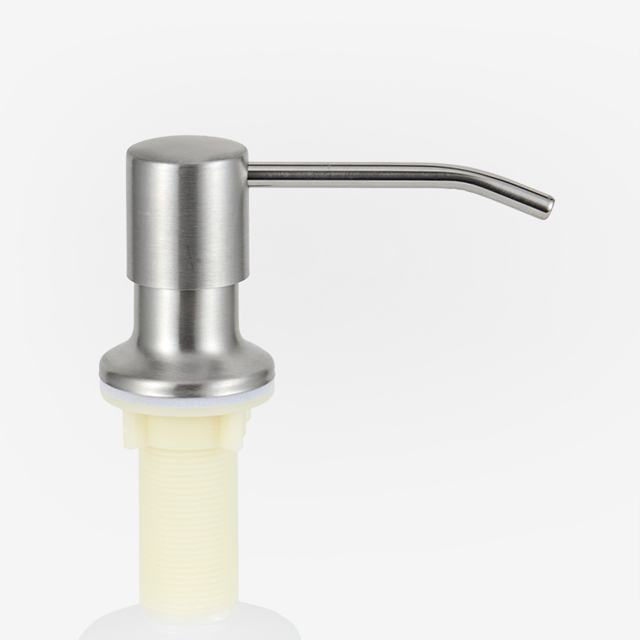 사틴 니켈 매립형 주방 세제 디스펜서 펌프 350ml FSD007-350 - 상세 이미지 2