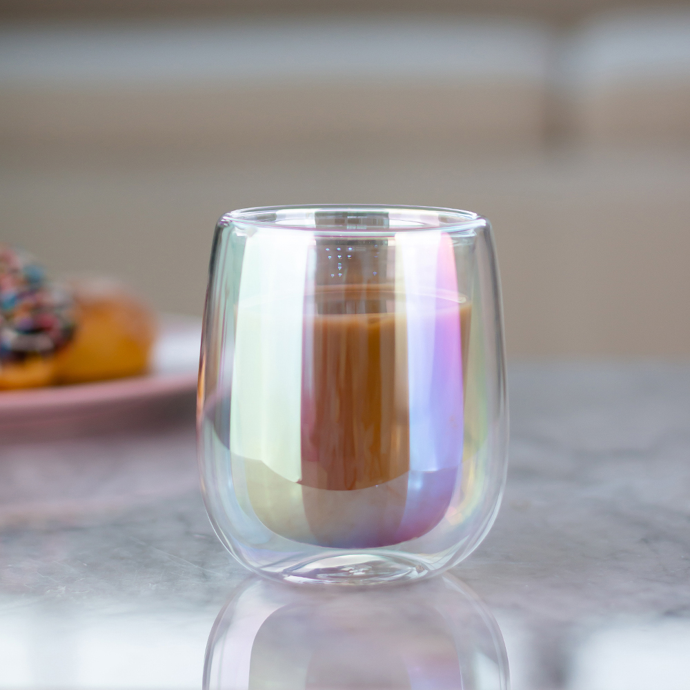 레토 오로라 이중 내열 유리컵 360ml 맥주잔 하이볼 위스키잔 LGC-A03H