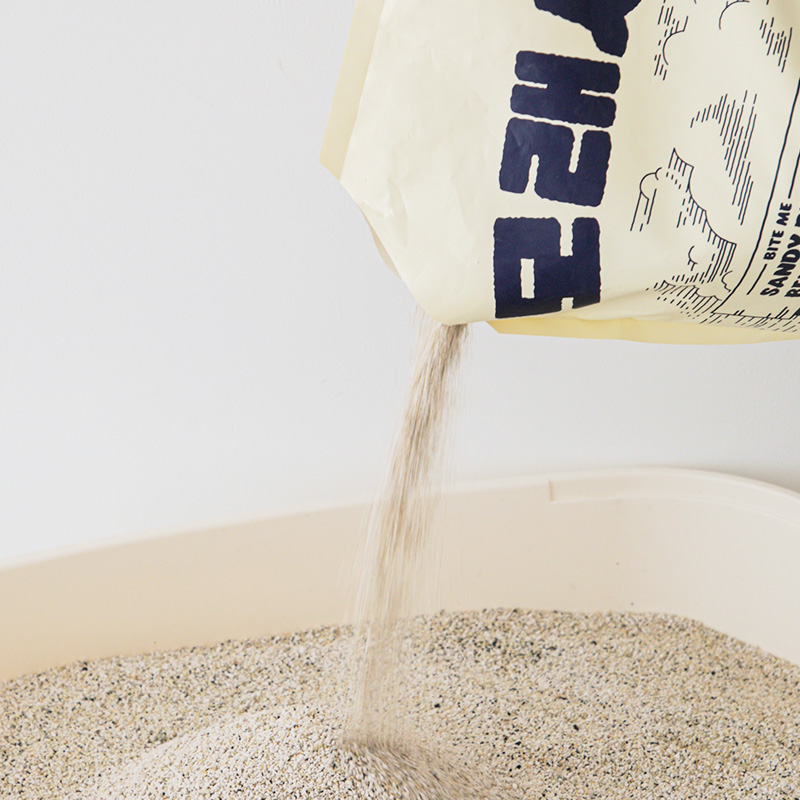 바잇미 모래사장 먼지없는 고양이모래 벤토나이트 18kg 이미지 3