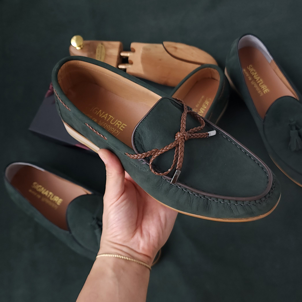 잎새 누벅수제화 트리플 소가죽로퍼 handmade 이미지 8