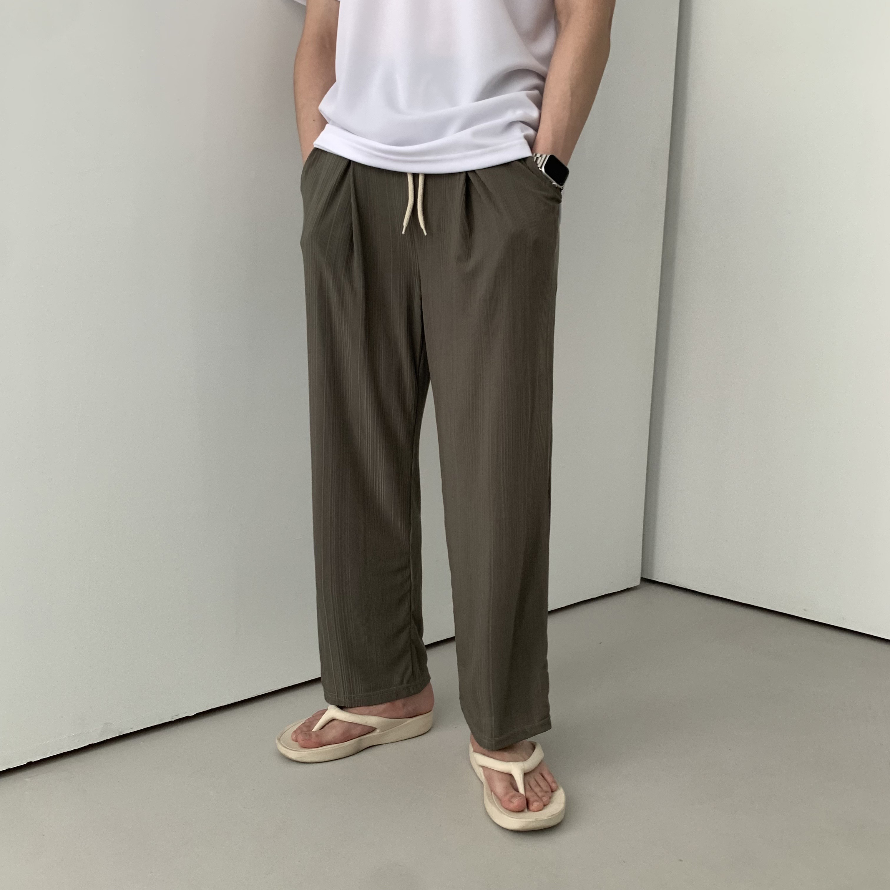 냉장고바지 냉감바지 냉장고슬랙스 이미지 3