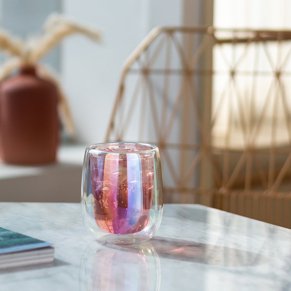 레토 오로라 이중 내열 유리컵 360ml 맥주잔 하이볼 위스키잔 LGC-A03H