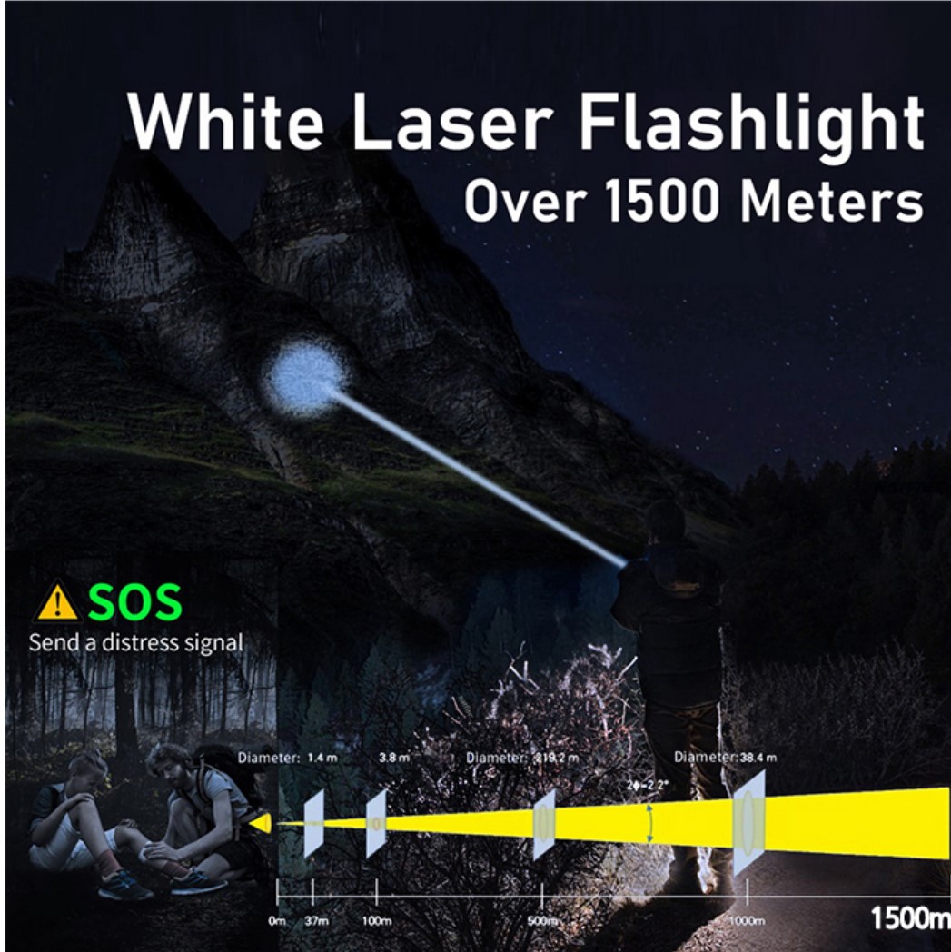 후레쉬 손전등 써치라이트 작업등 연기투시랜턴 LED 세상에서가장밝은