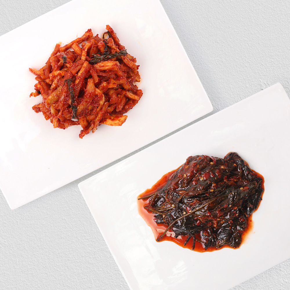 그곳에가면 상하식품 HACCP 무말랭이 무침 1kg + 양념 깻잎 1kg - 상품 이미지