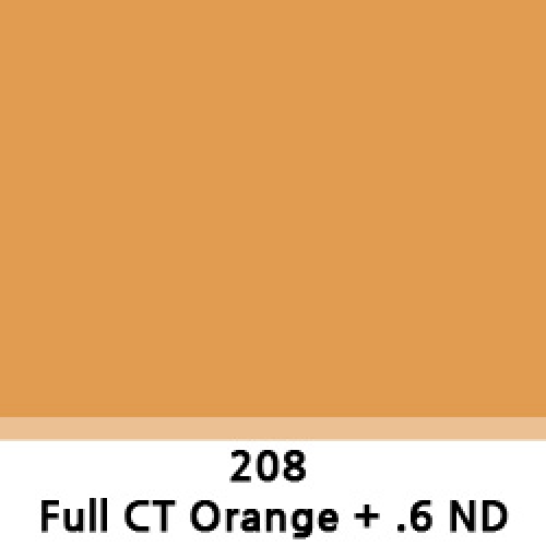 LEEFILTER 208 Full C.T. Orange + .6 ND