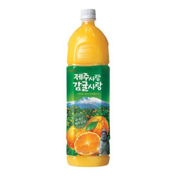 롯데칠성 델몬트 1.5L 종합음료 오렌지 토마토 망고 알로에 포도 매실 각1개씩 총6개 - 상세 이미지 2