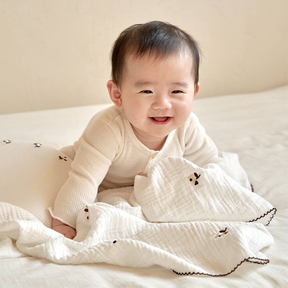 라비킷 신생아 아기 블랭킷 사계절 유아 이불 담요 어린이집 애착 낮잠이불 가드닝튤립