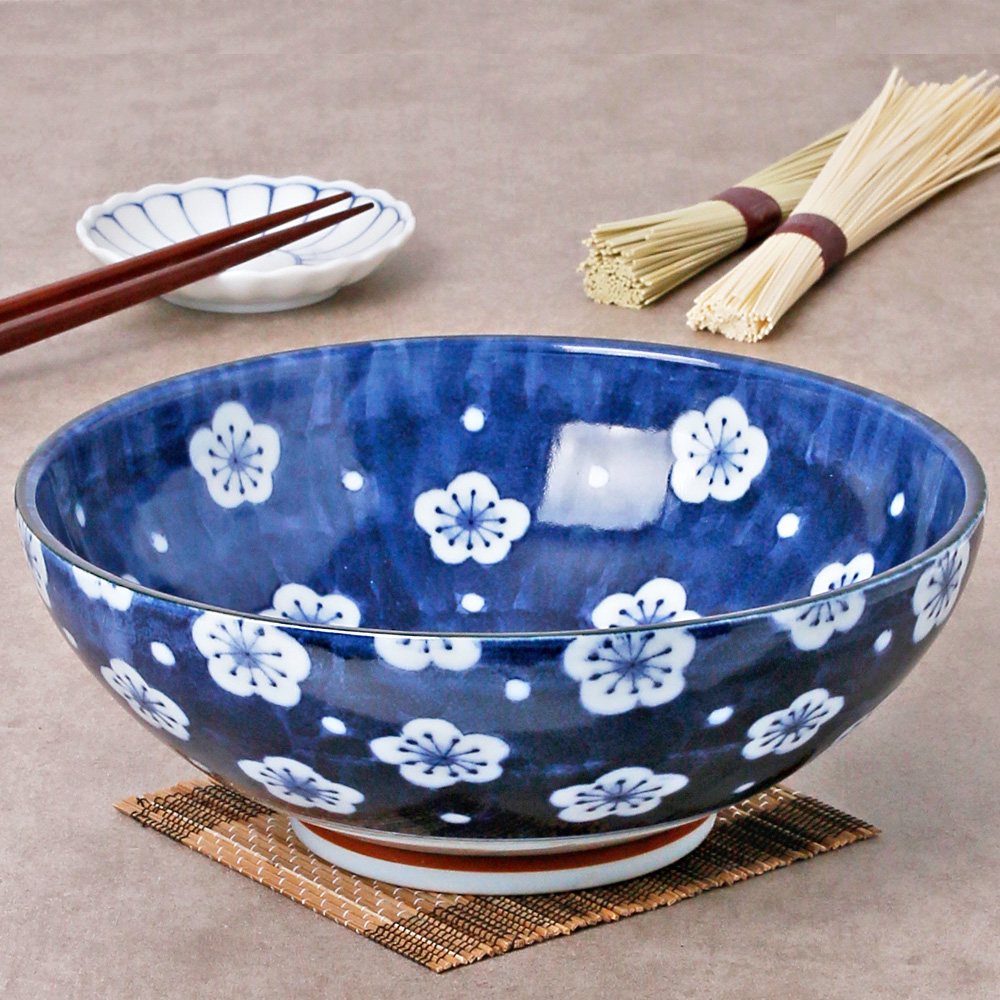 일본 도자기 면기 라멘 우동기 덮밥 라면 비빔밥 냉면 그릇 1개, 21.2cm, 토쿠 대 - 상세 이미지 5