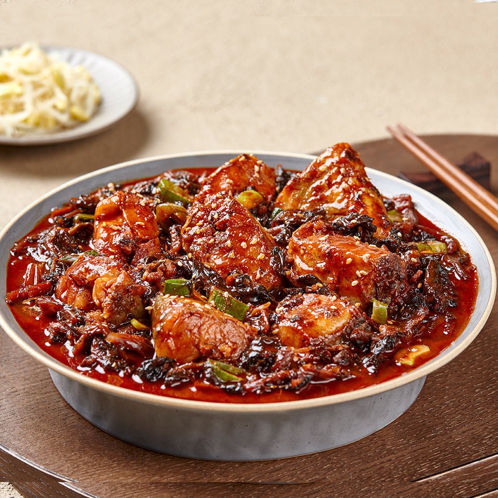 쿡솜씨 시래기 코다리 조림 밀키트 국내산 무청시래기 손질 코다리 두마리