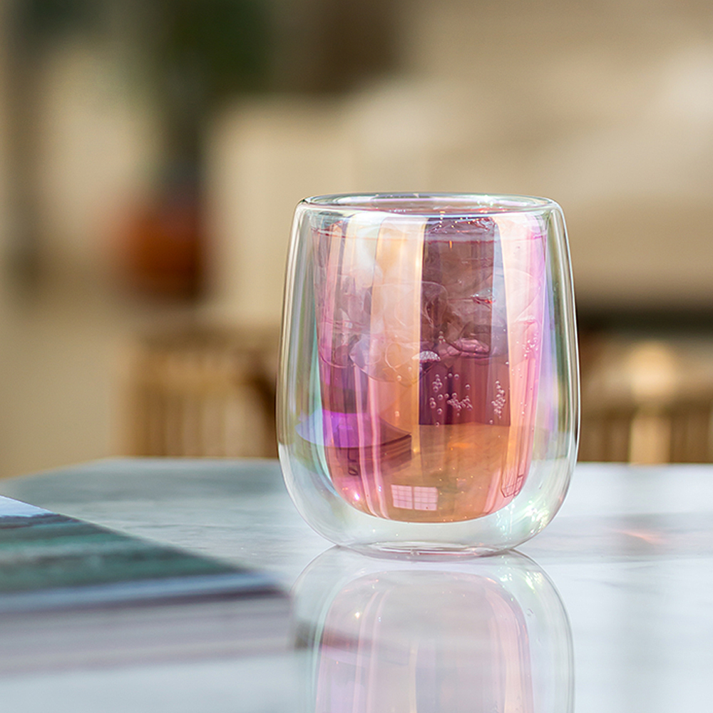 레토 오로라 이중 내열 유리컵 360ml 맥주잔 하이볼 위스키잔 LGC-A03H