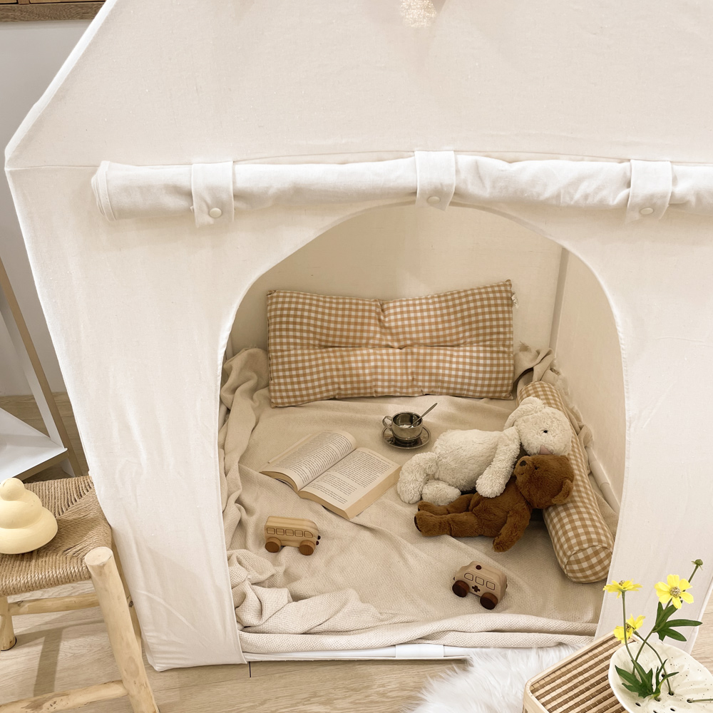 심플룸 정사각 인디언 텐트 아기 유아 키즈 아이 놀이 플레이하우스